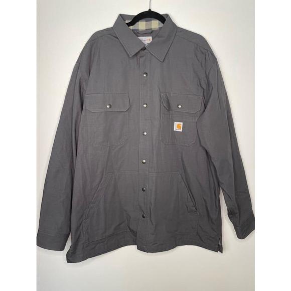 Men's Carhartt XL Gray Jacket - Picture 1 of 11